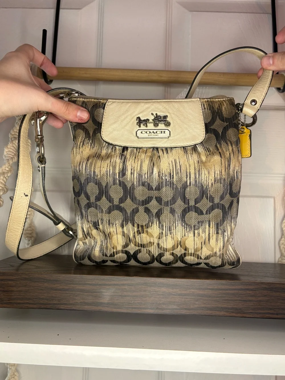 Coach Limited Edition Madison Op Art Crossbody 42685